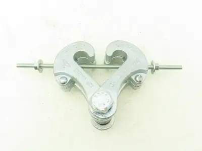 Anvil 4HYR3 1-Ton Adj I-Beam Steel Clamp Hanger 3-7" Beam 3/8"Rod 2160Lb
