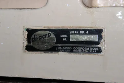 USED DI-ACRO NO. 4