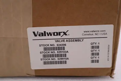 VALWORX 530163 AP063 PNEUMATIC ACTUATOR W/ 529102A SOLENOID 529910A VALVE #005-A