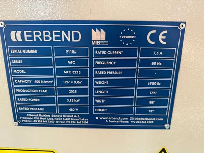 ERBEND MFC 3215 Folding Machines | Bud&#39;s Equipment Sales (4)