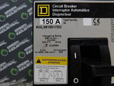 Square D KHL3615017DC Circuit Breaker 150A 500VDC New No Box