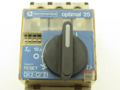 Telemecanique GK2-CF14 optimal 25 Manual Motor Starter 10kW 500v 3Ph 18A