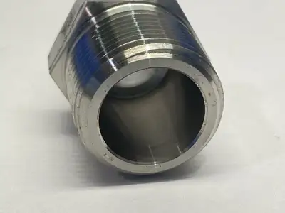 New | in-Stock Parker Straight-Hex Reducing Pipe Nipple Fitting 3/4" x 1/2" NPTF Arbors & Adapters Michigan US | Maverick Industrial Sales #1391201