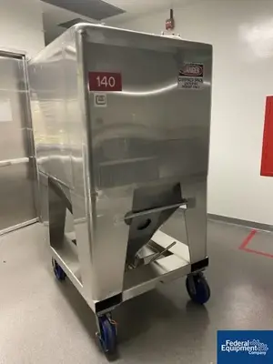 USED TOTE Systems 48" x 42" x 40" Tote Systems Stainless Steel Transfer Bins