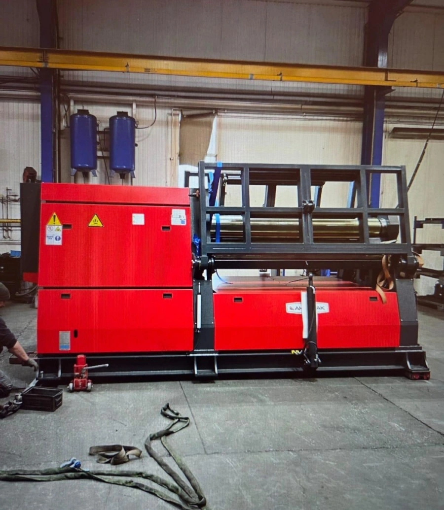 AKYAPAK 4-Rolls Plate Bending Rolls (2022), condition of a new, only 5 work hours, POA