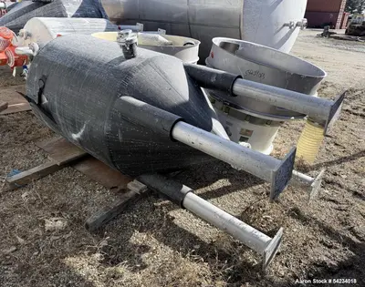Used 250 Gallon 316 Stainless Steel Mix Tank – Proquip 100JLS10 Dual Turbine Agi