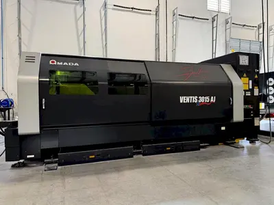 Used 2021 AMADA VENTIS 3015 AJ FIBER Laser Cutters | Machine Factory Outlet #1267053