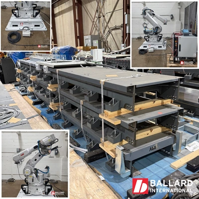ABB IRB 6700 Complete 7th Axis System w/ IRC5 & 20 Meter IRBT 7004 Linear Rail