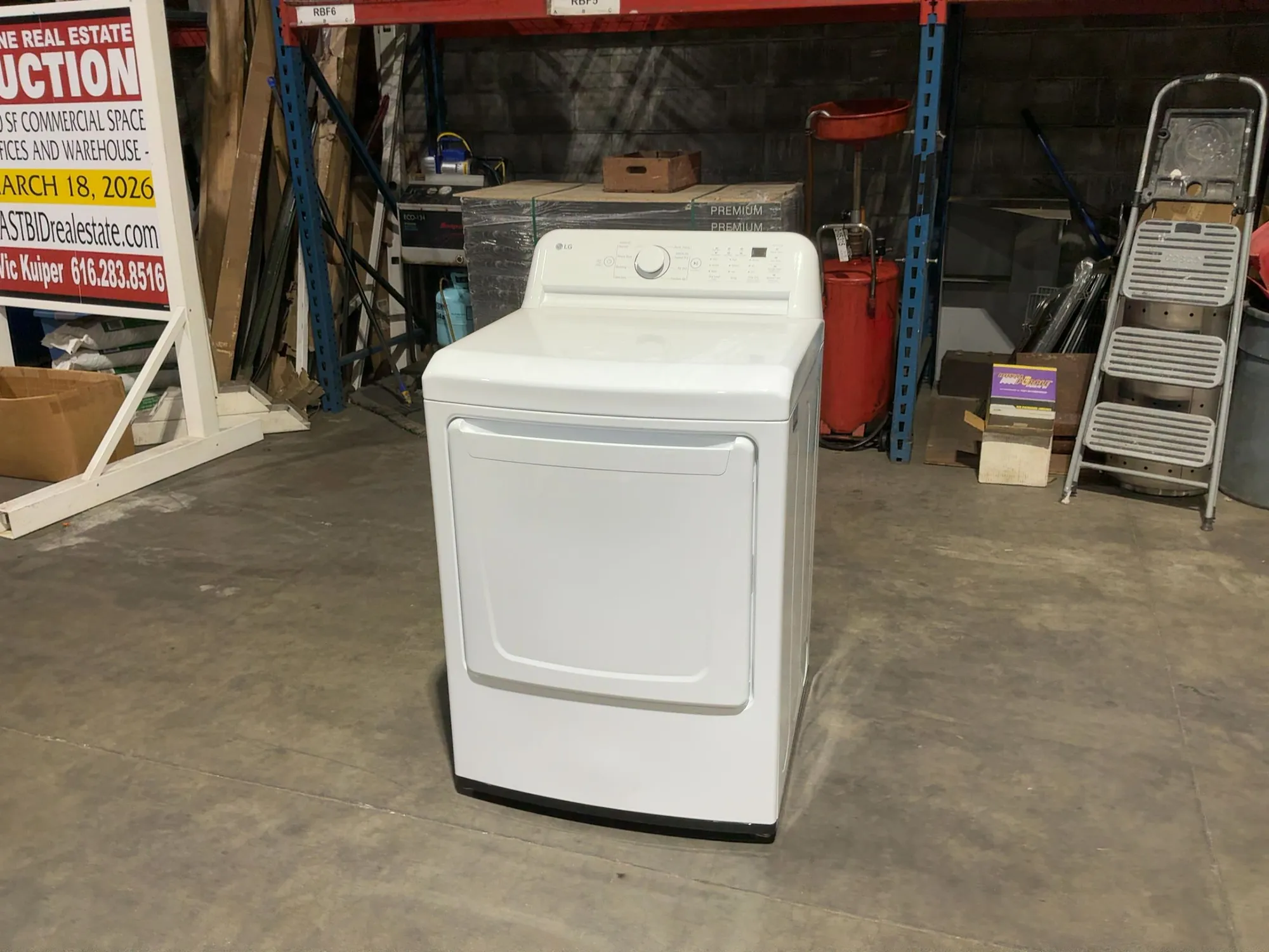 Used LG DLE7000W Air Dryers Michigan US | Miedema Asset Management Group #1321047
