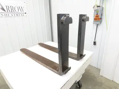 1412002R 4-3/4x42" Class 3 Steel Forklift Forks 20" Carriage 1-Pair HX1650X500
