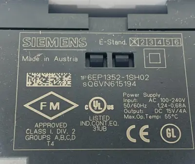 NEW SIEMENS 6EP1352-1SH02 POWER SUPPLY 6EP13521SH02