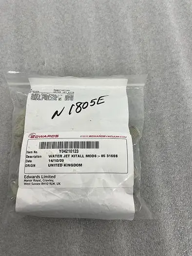 EDWARDS Y04210123 WATER JET KITALL MODS 85 316SS (LOT OF 6)