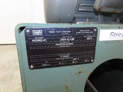 Used NEW YORK BLOWER _UNKNOWN_ Blowers Indiana US | Arrow Industrial #1366720