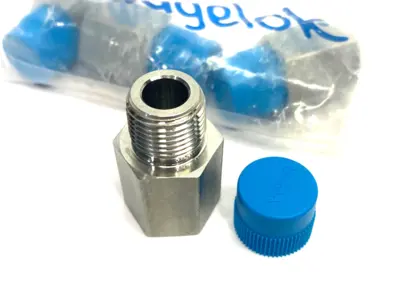 NEW SWAGELOK STAINLESS STEEL PIPE ADAPTER FITTING 3/8" NPT M TO F