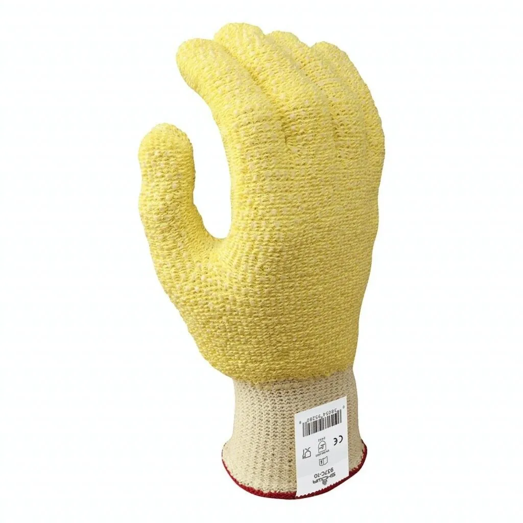 SHOWA Cut Resistant PPE Safety Work Gloves Fully Dotted Size L