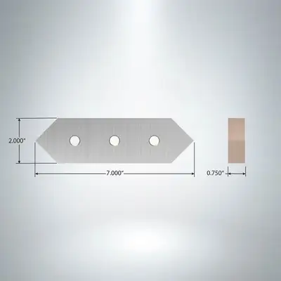 CLEVELAND PUNCH & DIE P20B0057 Shear Blades | Punch Press and Shear (3)