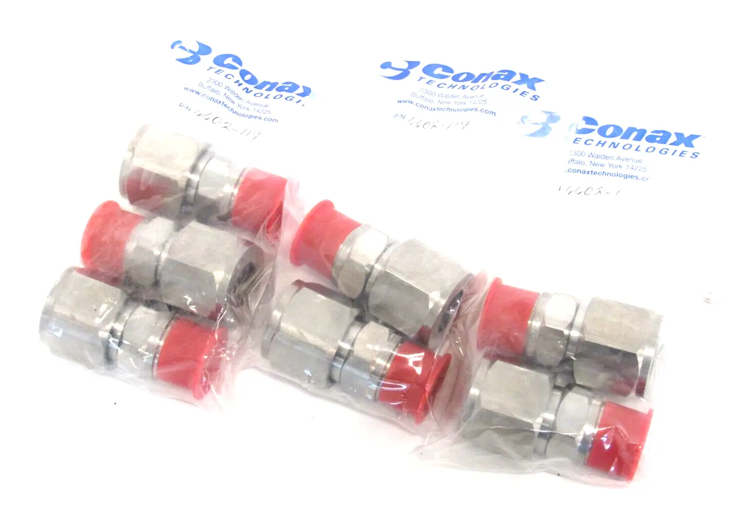 NEW LOT OF 7 CONAX 6602-119 CONNECTORS 6602119