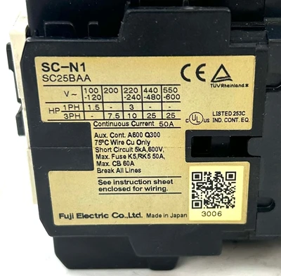 USED FUJI ELECTRIC SC-N1 Z845