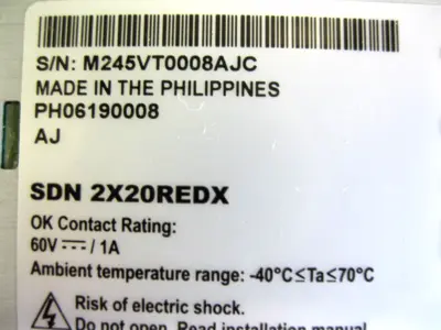 Used Sola SDN 2X20REDX-EPM Misc Electrical & Power Parts New Hampshire US | Bitter End Trading #1471321