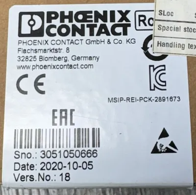 PHOENIX CONTACT 2891673 FL SWITCH SFN 8GT PLC Ethernet & Communication | ESS Industrial Equipment Sales (4)