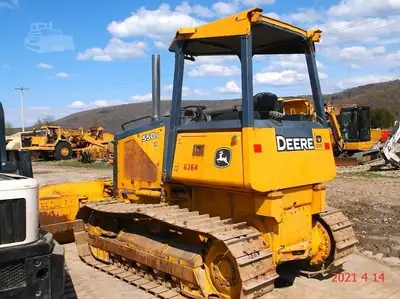 Used 2007 DEERE 550J LT Crawler Dozers New York US | Beck Equipment #1509287