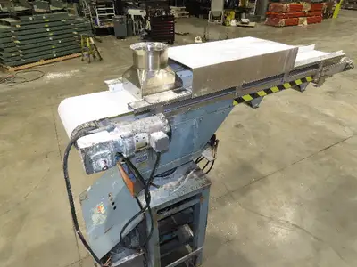 Proctor & Schwartz Hydraulic Powered Swivel Arm Feed Conveyor Food Processing