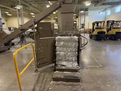 USED ALLEGHENY 3430-2572 CLOSED DOOR BALER