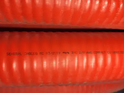 USED 2019 GENERAL CABLE VERTITECK 3/C