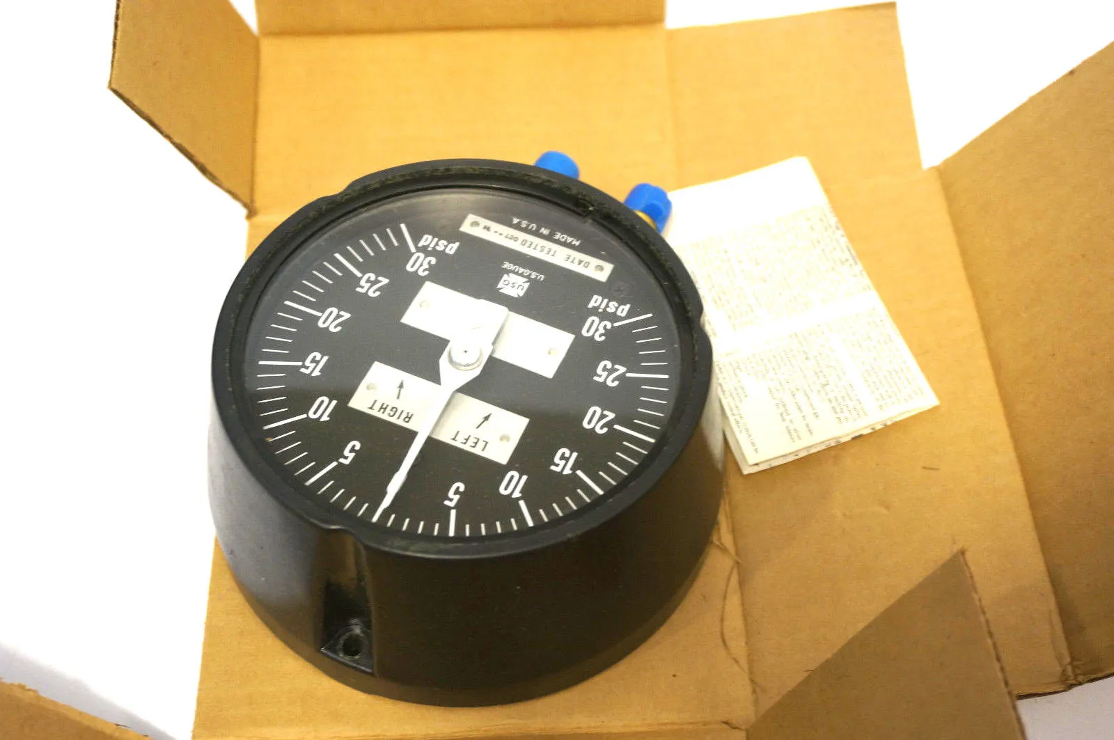 NEW AMETEK 1685 30-0-30 GAUGE 4 1/2 1/4 ANPT FORM 1233 168530030