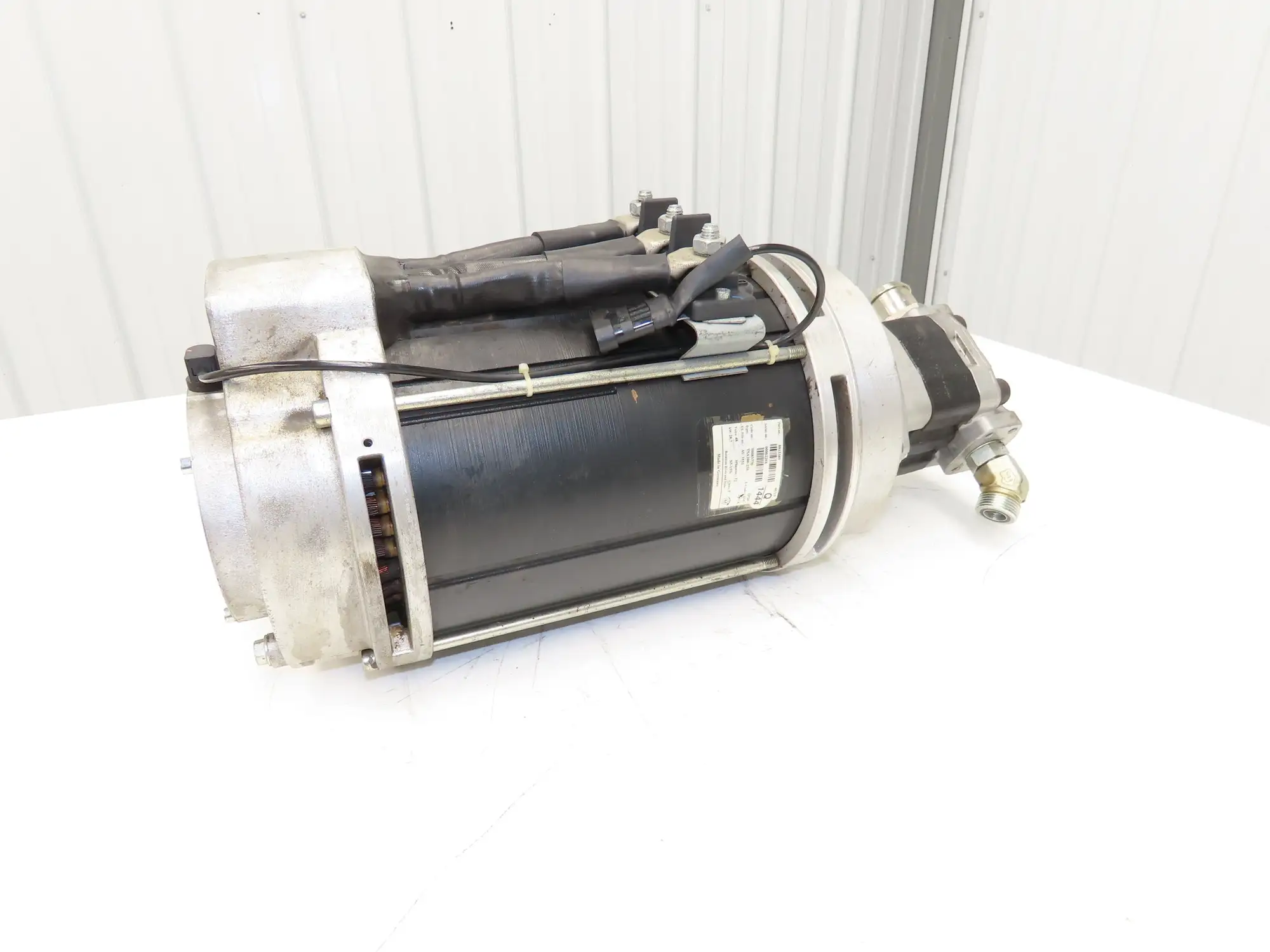 Hyster 8813389 Forklift Hydraulic Motor 48V & Pump 8811653 Removed From E80XN