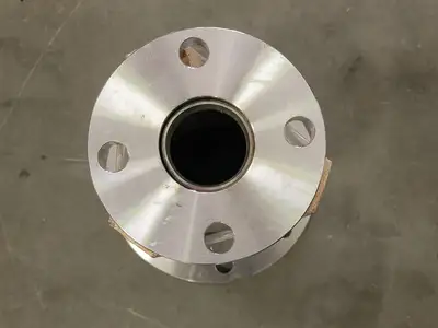 2" Stainless Steel Braided Flange X Flange Pump Connector 9" Long