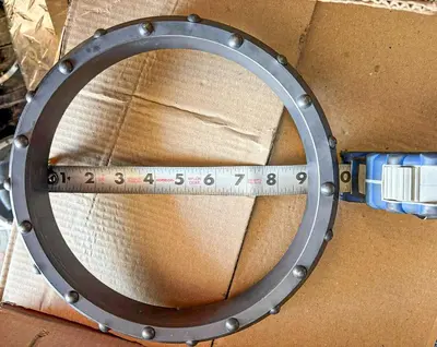 Used AFTERMARKET 8" DUAL ROTARY CASING SHOE – 22 DOMED BUTTONS ASSEMBLY - FLUTED Drilling Attachments Pennsylvania US | East West Machinery & Drilling #1418108