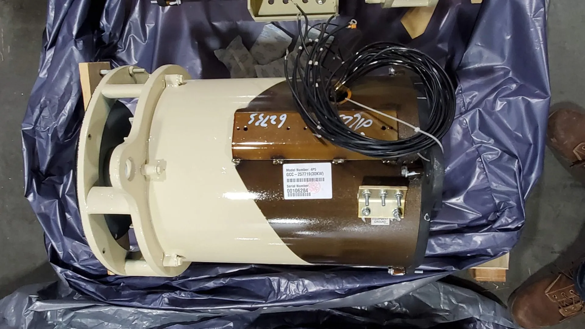 New 30KW Generator End 12Lead 120 208 240 416 480V 1800RPM Kohler GCC257719 4P5