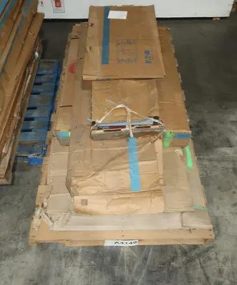 2 PALLETS OF ASSORTED EATON SWITCHBOARD PANELS, PANEL DOORS