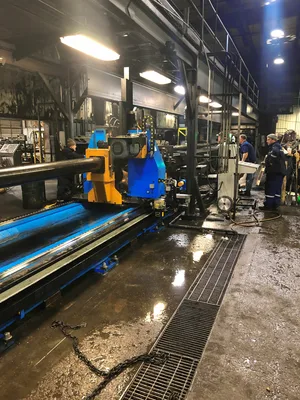 New ERWTech/UCG High-Speed Flying Cold Saw, Double-Cut