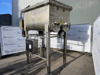 1800L Iozzelli S/S Twin U-Trough Mixer Model BL1800V