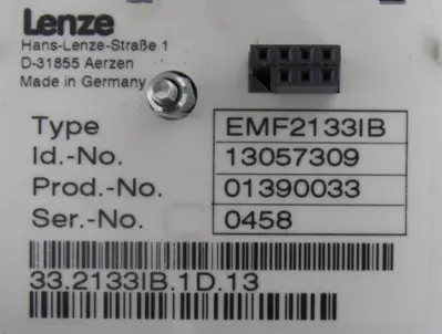 USED LENZE EVF8203-E INVERTER DRIVE 00450487 33.8203-E.2A.11 EMF2133IB 13057309