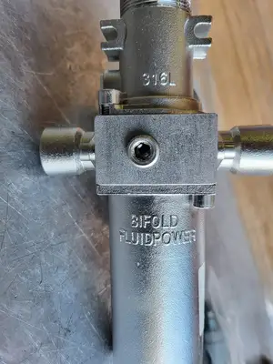 500 kPA Pressure Gauge Assembly, 316L Stainless Steel