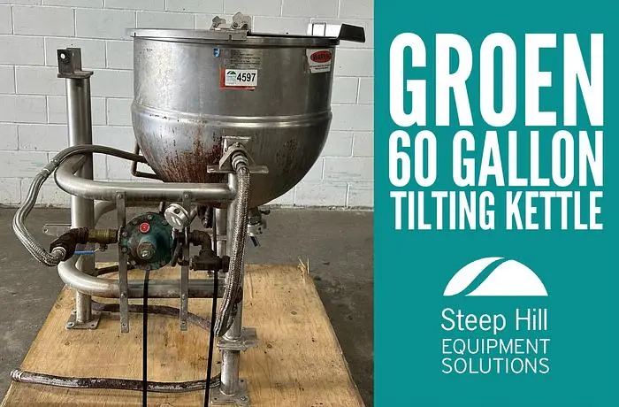 Used 2004 GROEN D-60 TA/3 Cooking Kettles | Steep Hill Equipment Solutions #773910