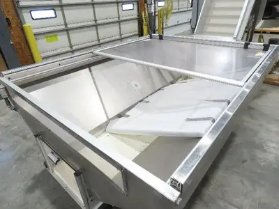 Haumiller Bottle Cap Bowl Feeder with Feed Hopper Elevator Conveyor 480V