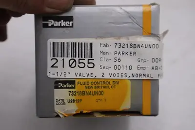 Parker 73218BN4UN00 2-Way Solenoid Valve 1-1/2" - STOCK GF407A