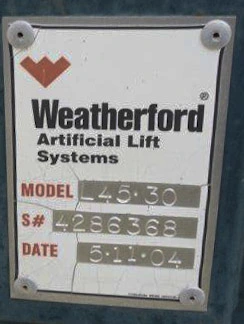 USED WEATHERFORD L45-30