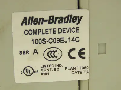 Allen Bradley 100S-C09EJ14C 4 Pole Contactor Safety Control Relay 24VDC Coil