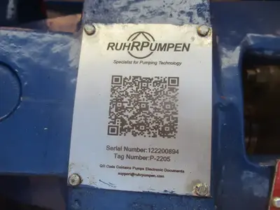 USED RUHRPUMPEN CPO-L