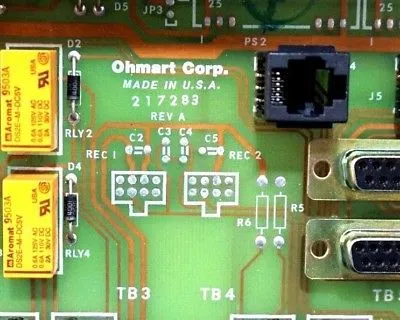 USED OHMART 217283 PC BOARD REV.A