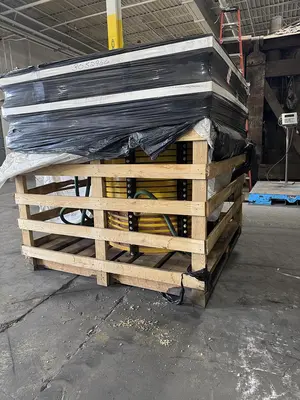 USED INDUCTOTHERM 1 1/2 TON CAPACITY STEEL SHELL FURNACES (2)