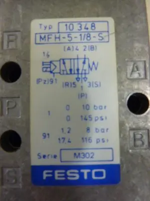 USED FESTO MFH-5-1/8-S