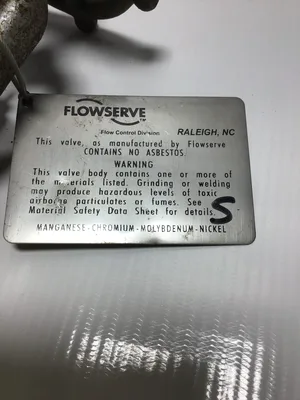 Flowserve B16.34LTD Gate Valve Class 800 1375PSI