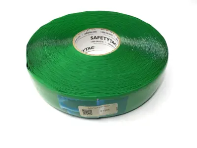 USED SAFETYTAC GREEN FLOOR MARKING TAPE 2" X 100'