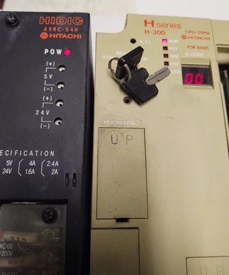HITACHI PLC H-300 SERIES CPU-03Ha YAGV12MH AVRC-04H ROM-16H XDC24DMH YTR24DMH